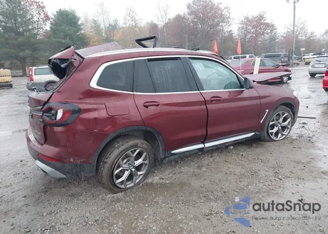 2022 BMW X3 xDrive30I из США, поврежденный, VIN 5UX53DP03N9M38331